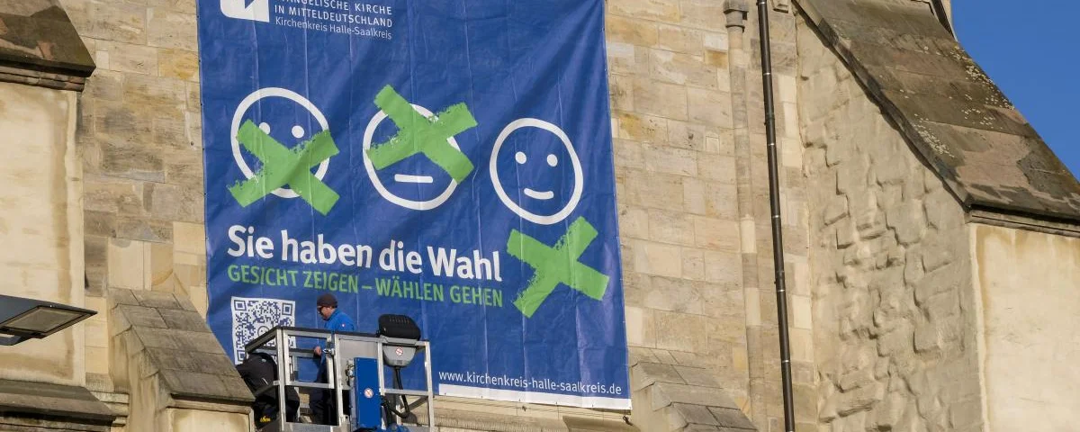 Banner Wahl Marktkirche